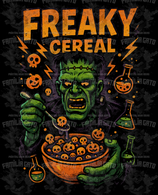 Freaky Cereal DTF Transfer