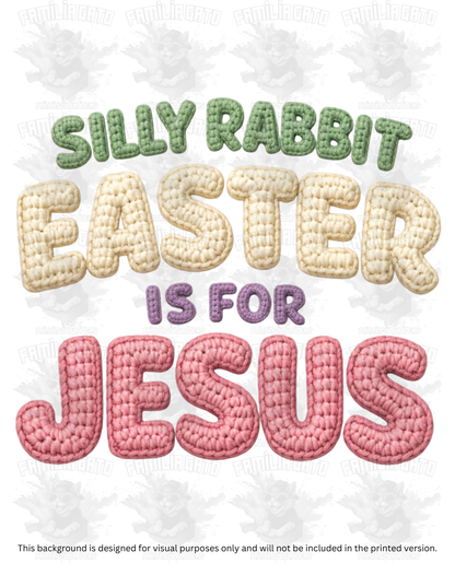 Easter Faux Yarn #43 DTF Transfer