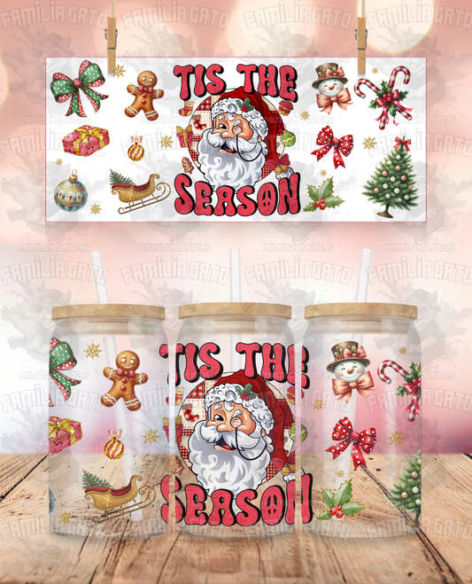 Tis The Season Santa UVDTF Wrap