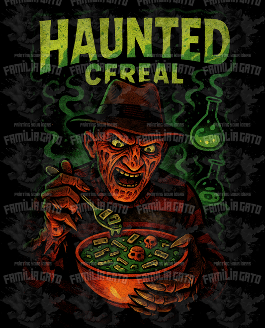 Haunted Cereal DTF Transfer