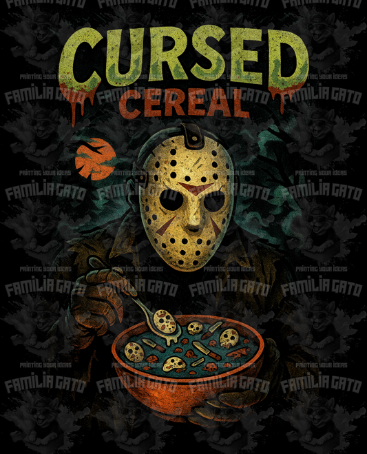 Cursed Cereal DTF Transfer