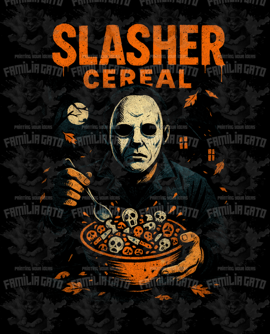 Slasher Cereal DTF Transfer
