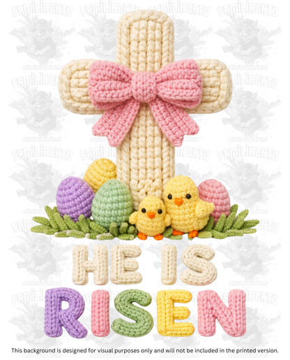Easter Faux Yarn #45 DTF Transfer