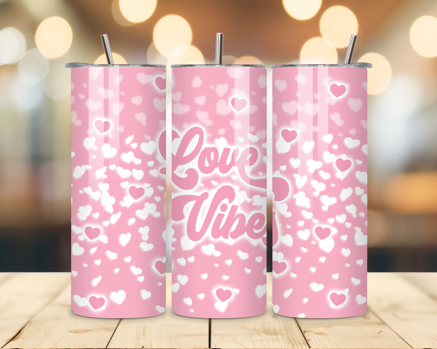 Valentine's Day - Love Designs - 20 Oz Stainless Steel Tumbler