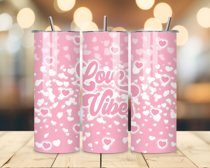 Valentine's Day - Love Designs - 20 Oz Stainless Steel Tumbler