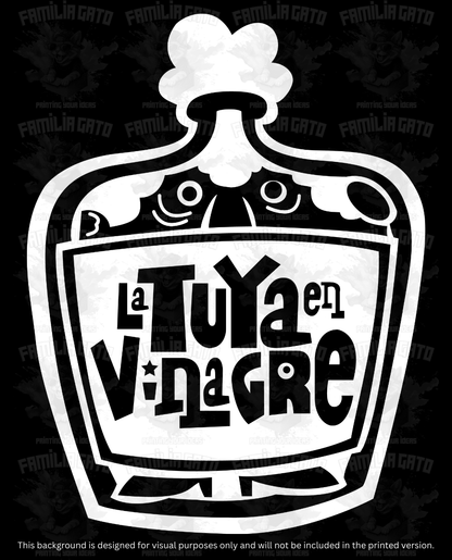 Mexican La Tuya en Vinagre DTF Transfer