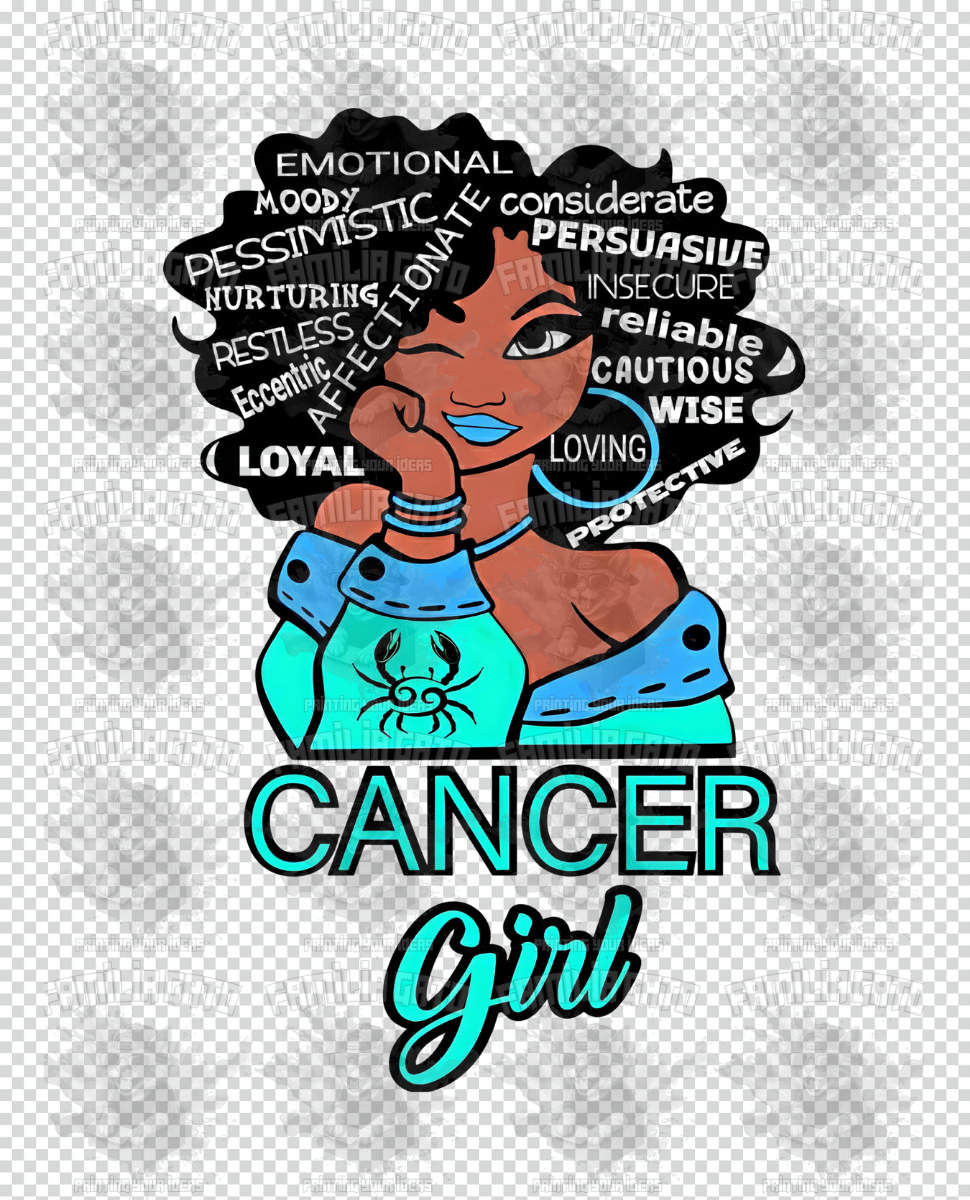 Cancer girl #1 DTF Transfer
