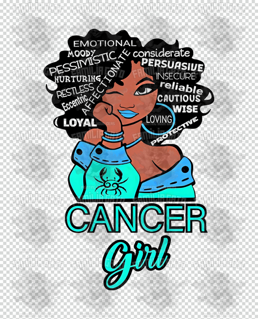 Cancer girl #1 DTF Transfer
