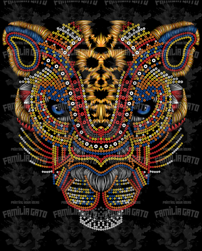Jaguar Azteca #1 DTF Transfer