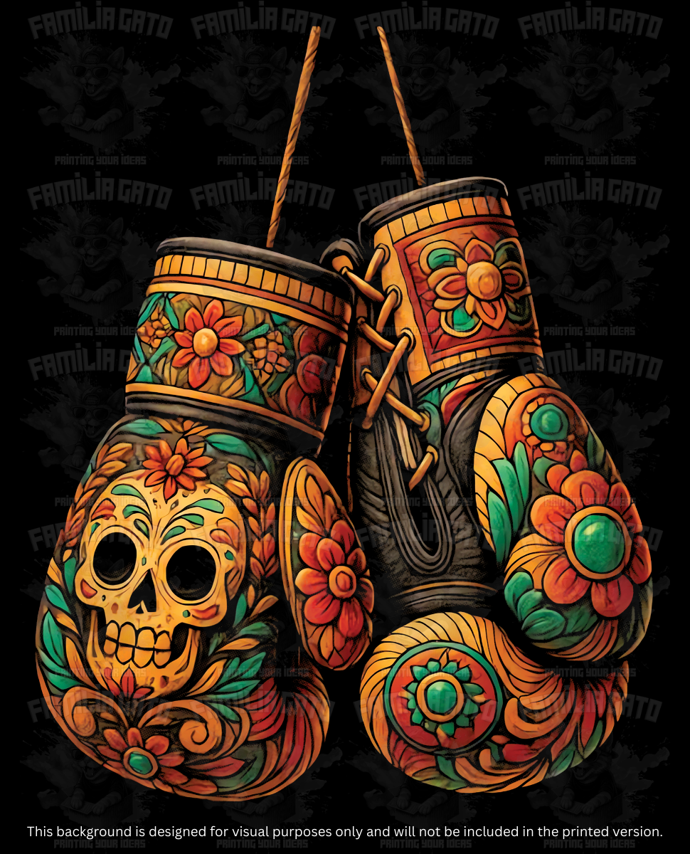 Mexican Boxing Gloves #4 DTF Transfer