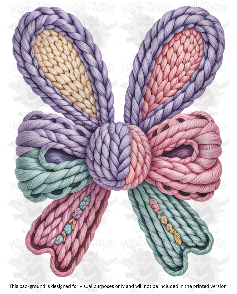 Easter Faux Yarn #4 DTF Transfer