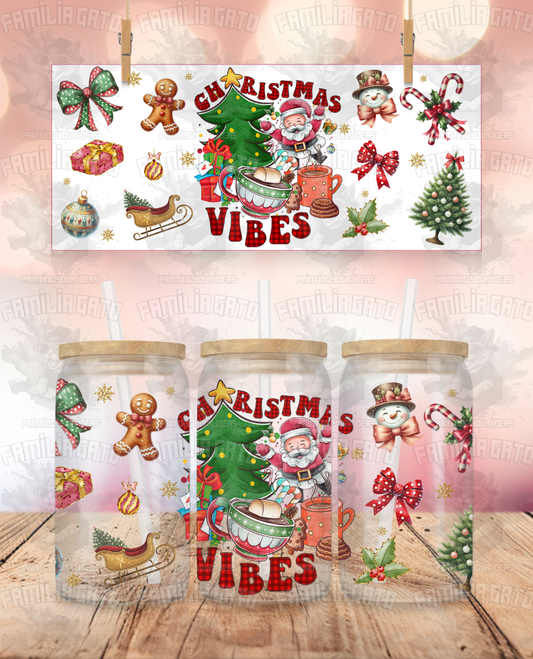 Christmas Vibes UVDTF Wrap