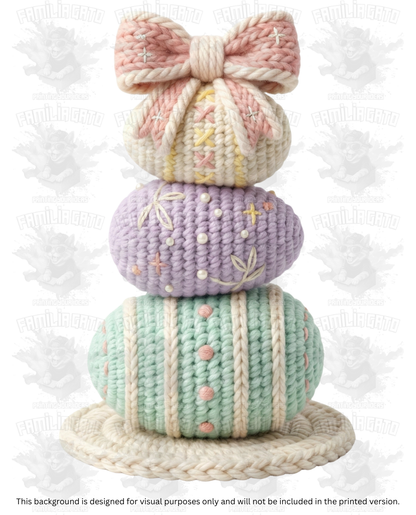 Easter Faux Yarn #50 DTF Transfer