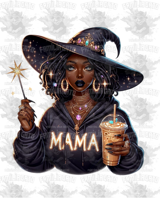 Halloween Horror Black Mama #5 DTF Transfer