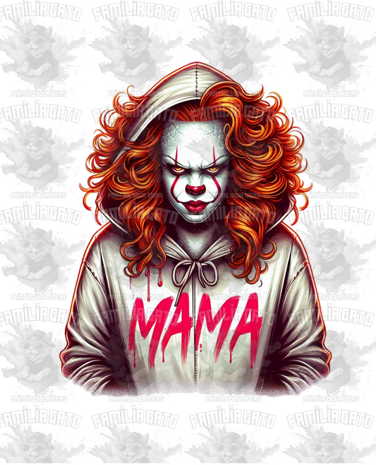 Halloween Horror Black Mama #6 DTF Transfer