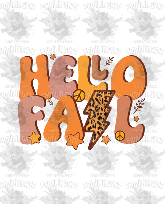 Fall- Hello Fall #3 DTF Transfer