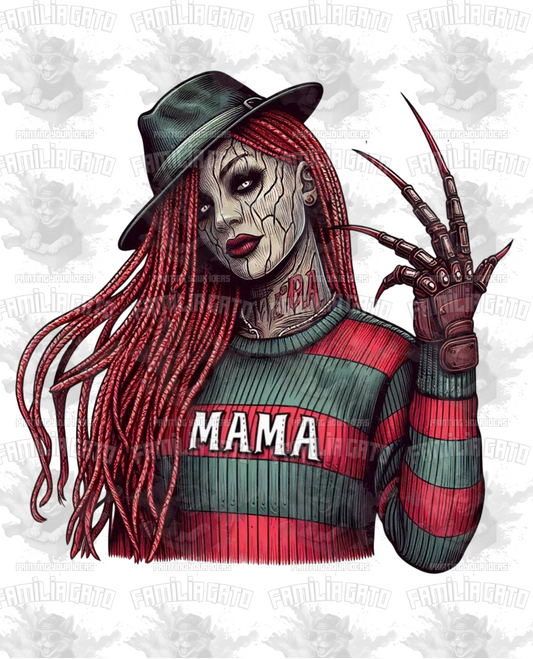 Halloween Horror Black Mama #7 DTF Transfer