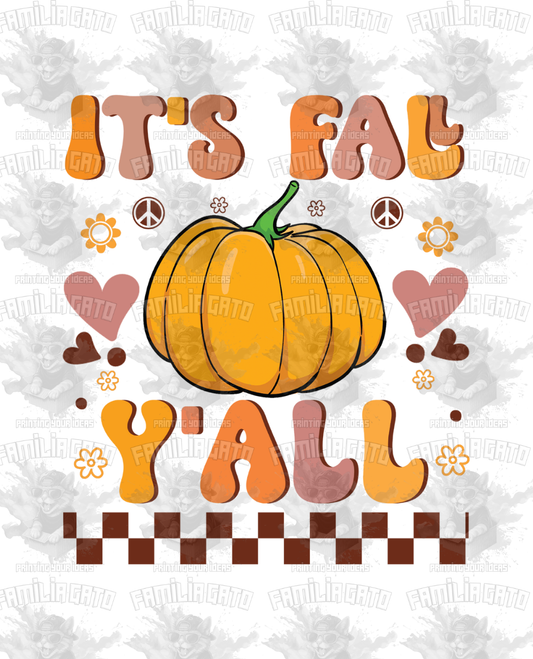 Fall - It's Fall Y'All #1 DTF Transfer