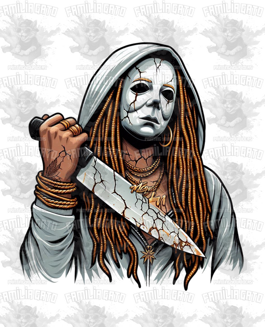 Halloween Horror Black Mama #8 DTF Transfer