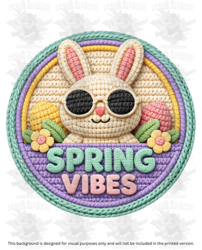 Easter Faux Yarn #55 DTF Transfer