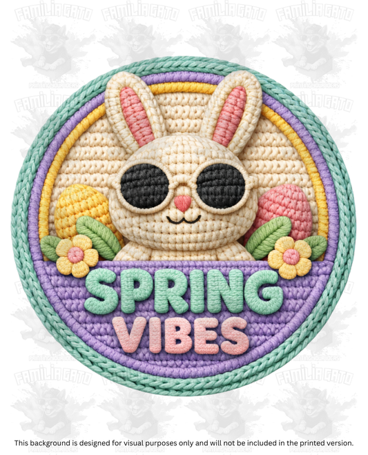 Easter Faux Yarn #55 DTF Transfer