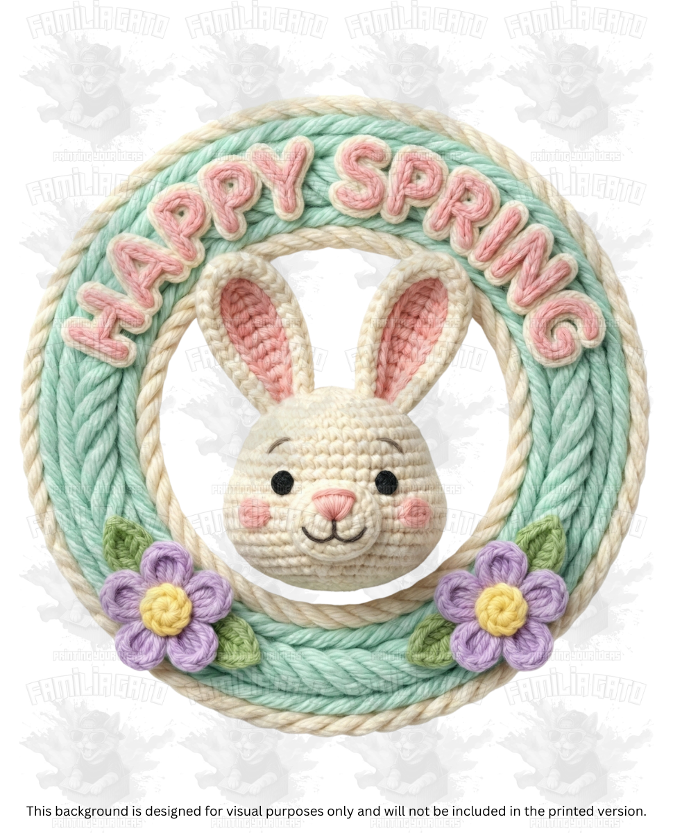 Easter Faux Yarn #56 DTF Transfer