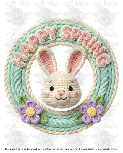 Easter Faux Yarn #56 DTF Transfer