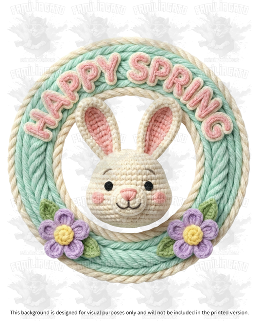 Easter Faux Yarn #56 DTF Transfer