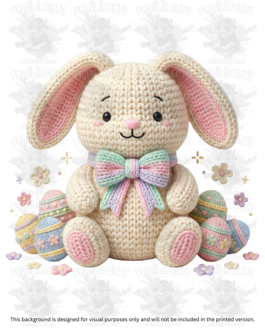 Easter Faux Yarn #59 DTF Transfer