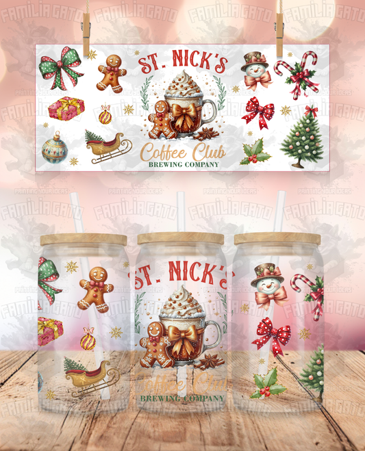 Coffee Club UVDTF Wrap