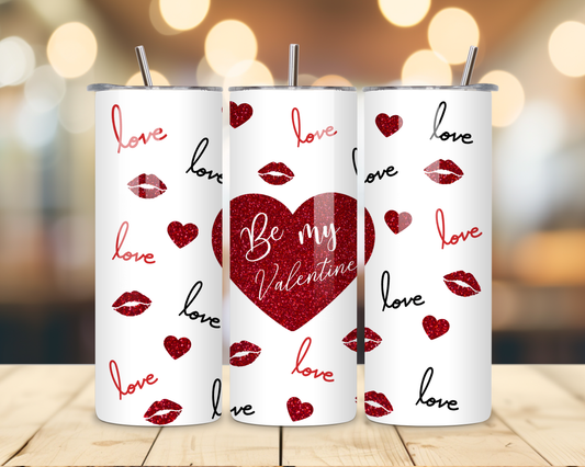 Valentine's Day - Love Designs - 20 Oz Stainless Steel Tumbler