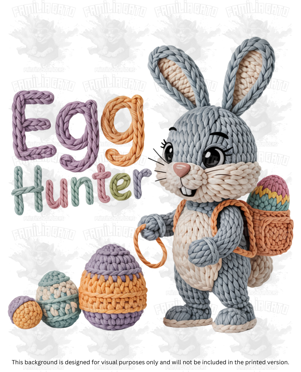 Easter Faux Yarn #5 DTF Transfer