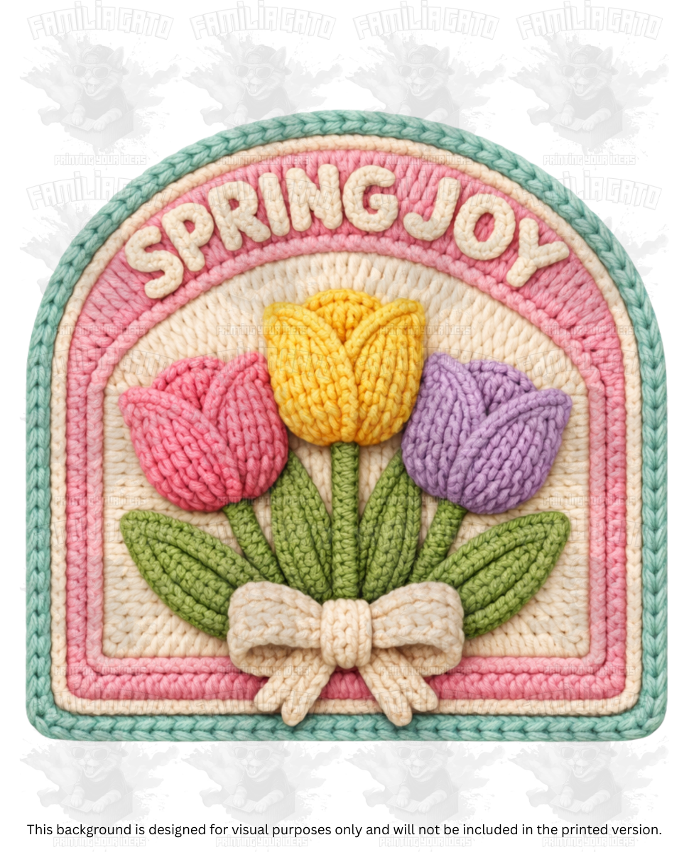 Easter Faux Yarn #61 DTF Transfer