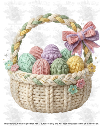 Easter Faux Yarn #63 DTF Transfer
