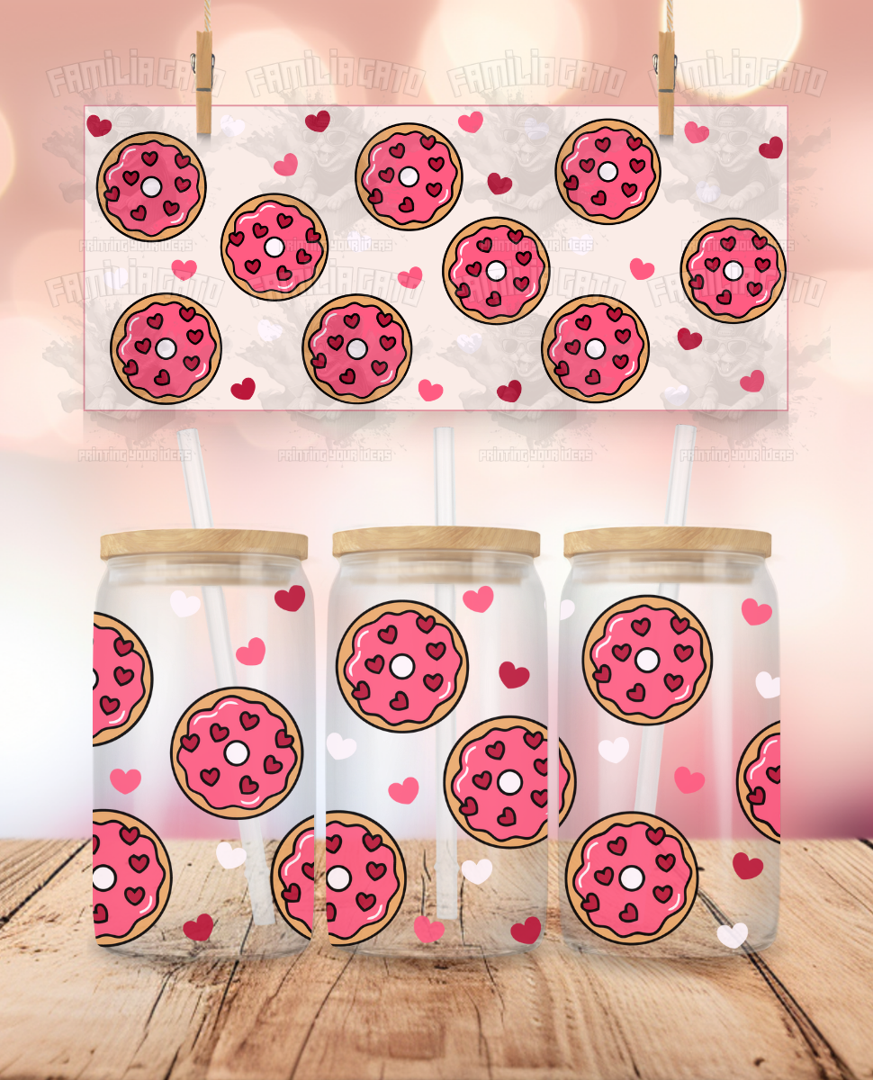 Valentine's Day - Donut Hearts #2 UVDTF Wrap