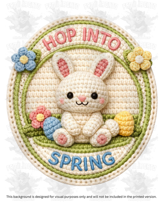 Easter Faux Yarn #69 DTF Transfer