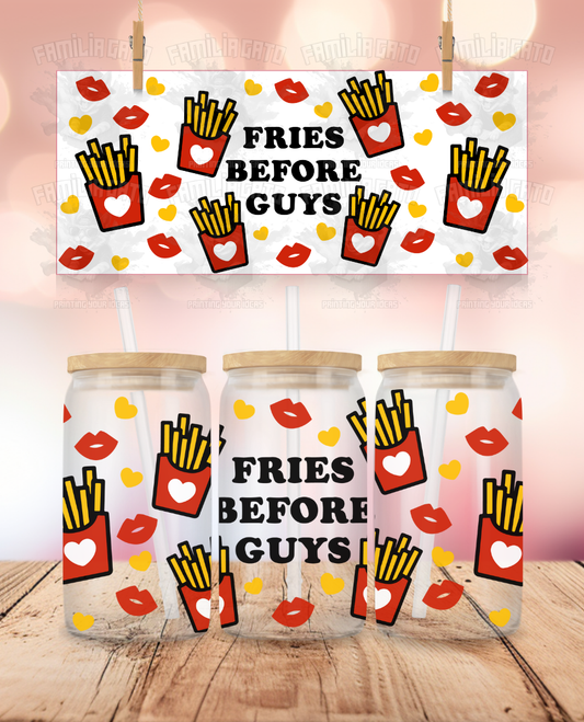 Valentine's Day - Fries Before Guys UVDTF Wrap