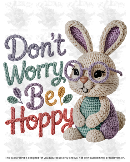 Easter Faux Yarn #6 DTF Transfer