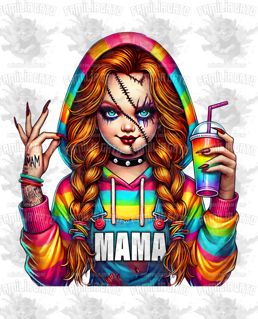 Halloween Horror Mama #7 DTF Transfer