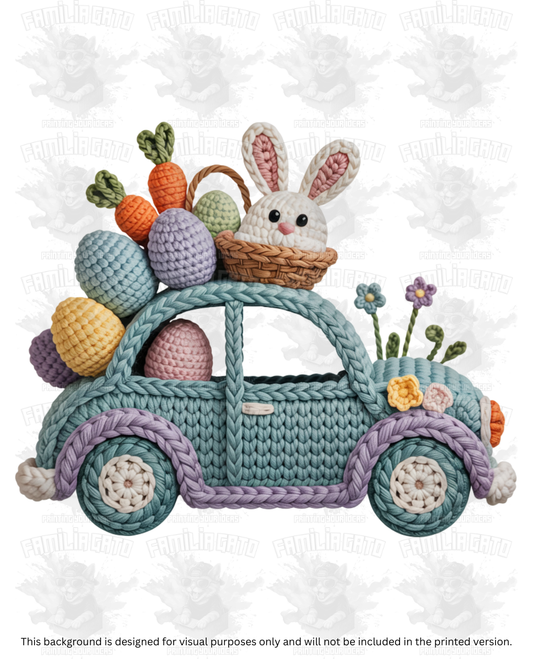 Easter Faux Yarn #70 DTF Transfer