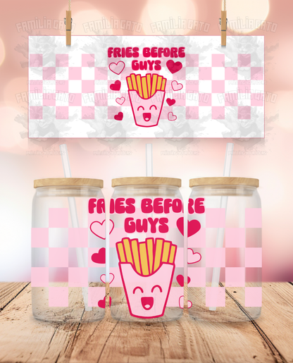 Valentine's Day - Fries Before Guys #2 UVDTF Wrap