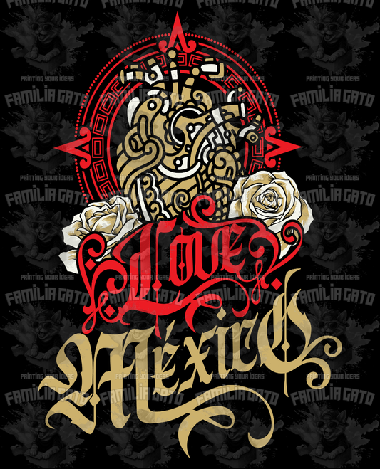Love Mexico DTF Transfer