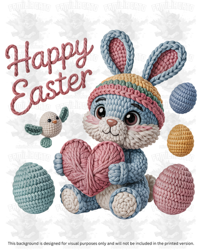 Easter Faux Yarn #71 DTF Transfer