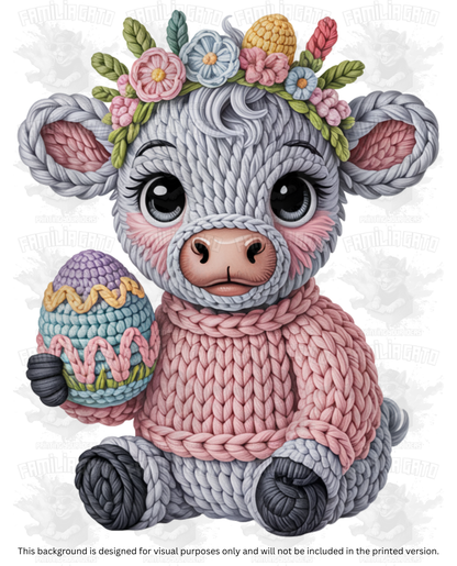 Easter Faux Yarn #72 DTF Transfer