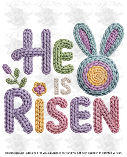 Easter Faux Yarn #73 DTF Transfer