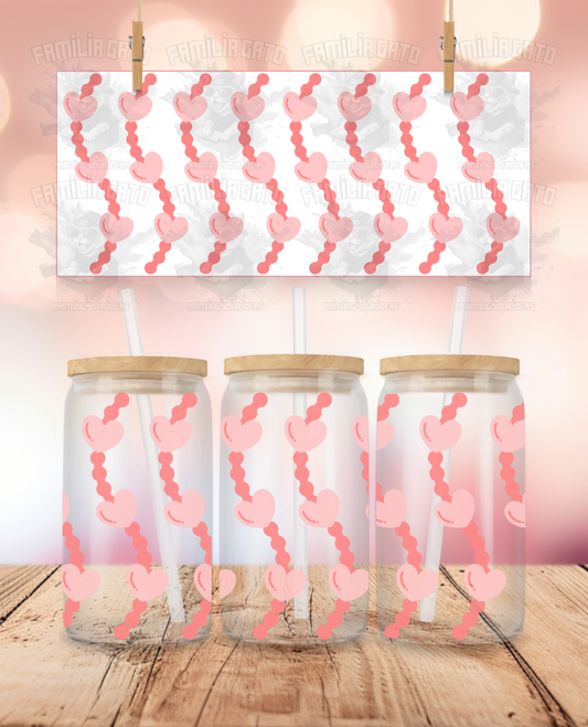 Valentine's Day - Heart Chains UVDTF Wrap