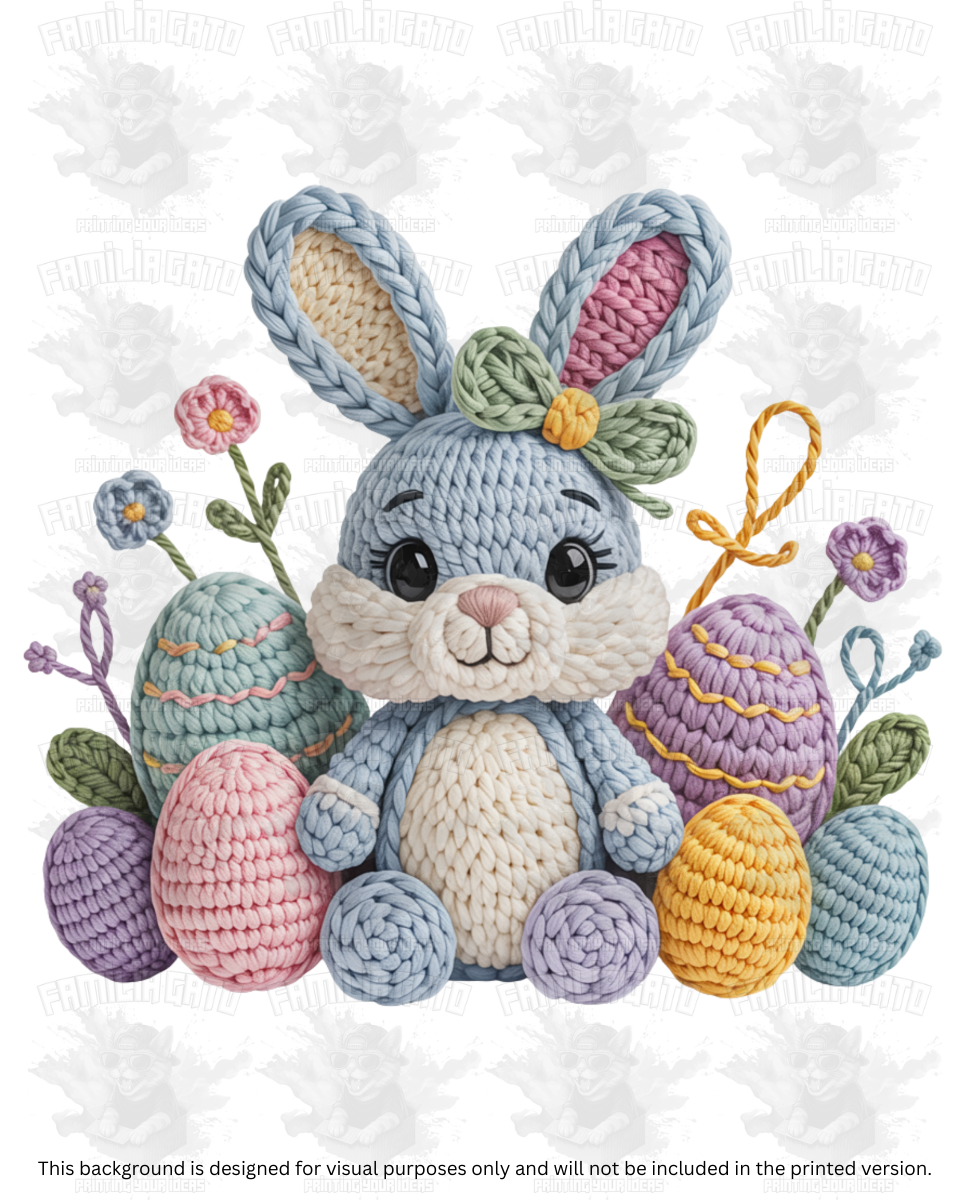 Easter Faux Yarn #76 DTF Transfer