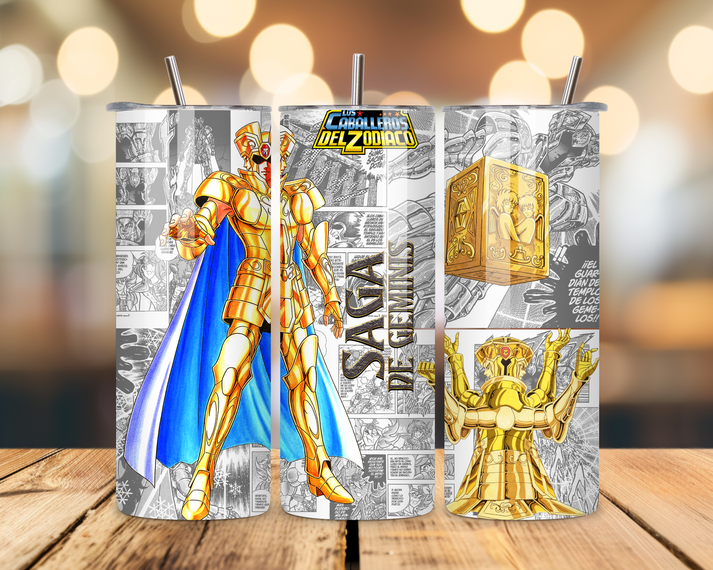 Caballeros del Zodiaco - Saint Seiya - 20 Oz Stainless Steel Tumbler