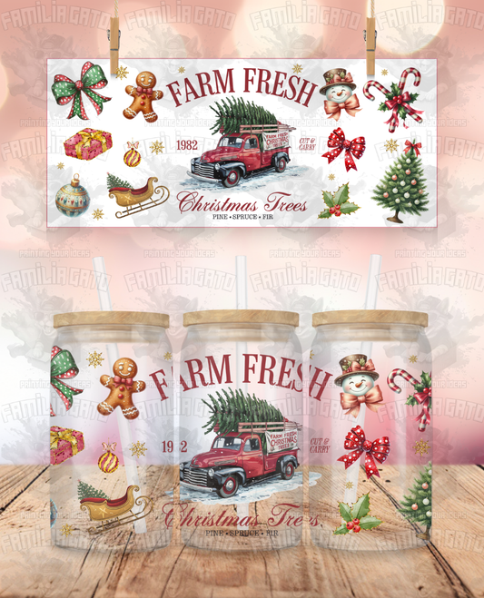 Farm Fresh Christmas Trees #1 UVDTF Wrap