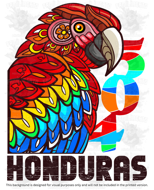 Honduras Guacamaya 504 #1 DTF Transfer